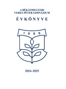 Évkönyv 2024-2025